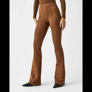 Spanx Faux Suede Flare Pants